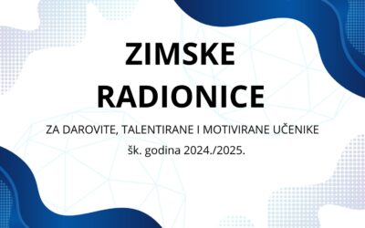 RADIONICE ZA DAROVITE, TALENTIRANE I MOTIVIRANE UČENIKE